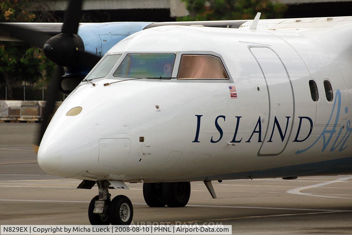 N829EX, 1989 De Havilland Canada DHC-8-103 Dash 8 C/N 146, At Honolulu