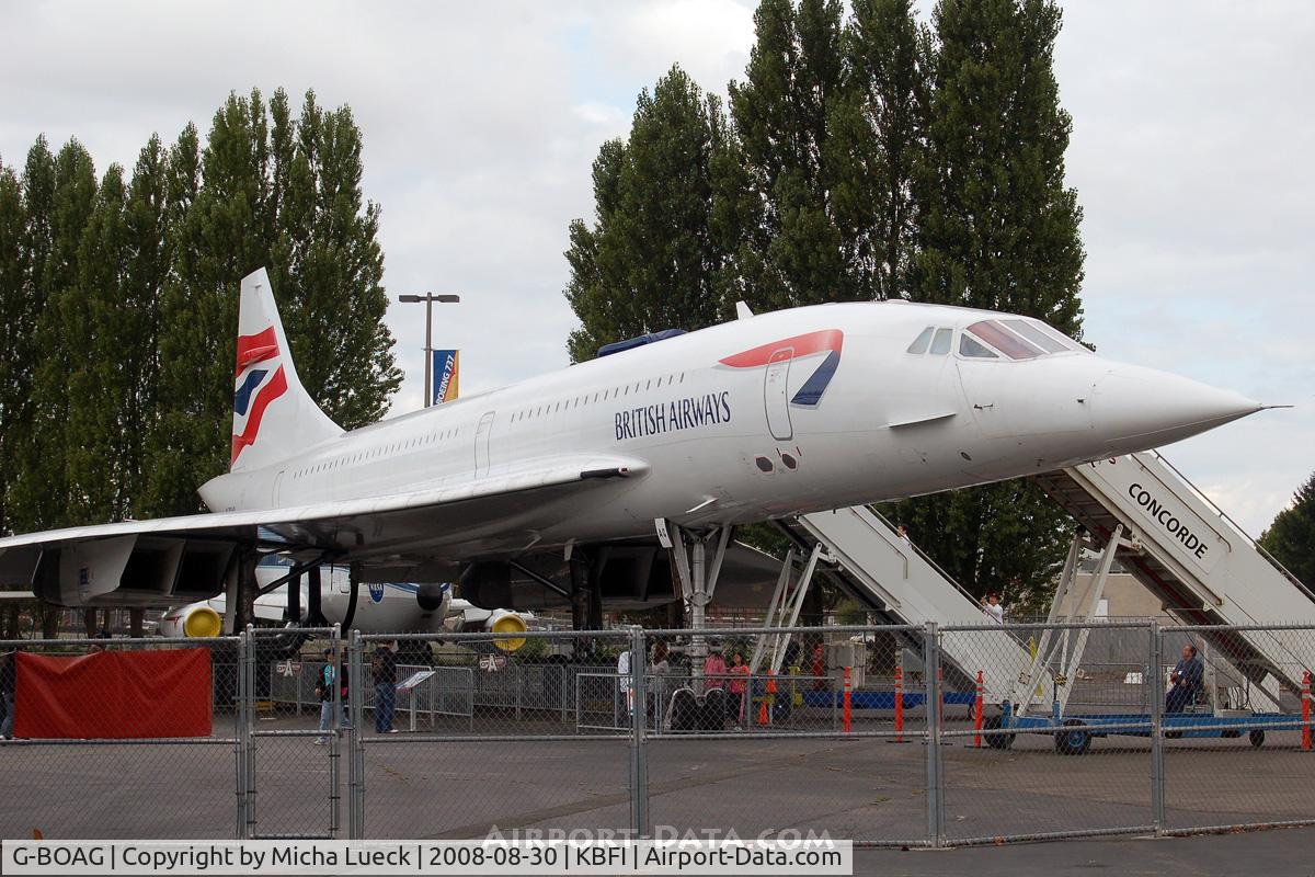 G-BOAG, 1978 Aerospatiale-BAC Concorde 1-102 C/N 100-014, At the Museum of Flight