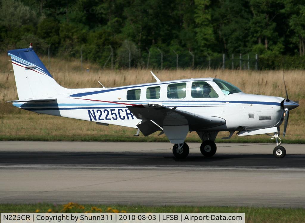 N225CR, 1982 Beech B36TC Bonanza C/N EA-317, Landing rwy 16