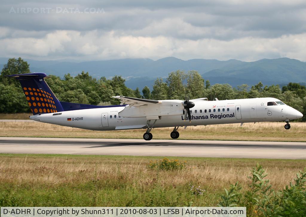 D-ADHR, 2001 De Havilland Canada DHC-8-402Q Dash 8 C/N 4041, Landing rwy 16
