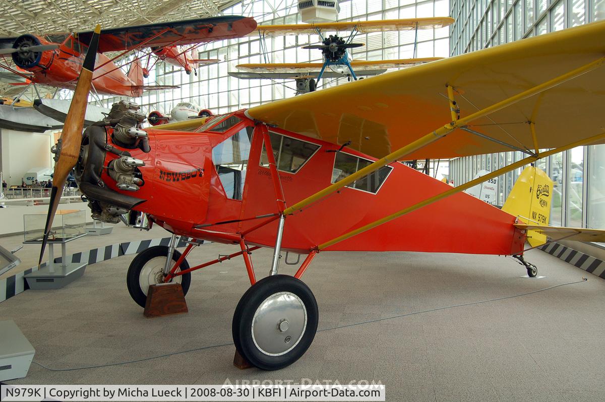 N979K, 1929 Curtiss-Wright Robin C-1 C/N 628, At the Museum of Flight