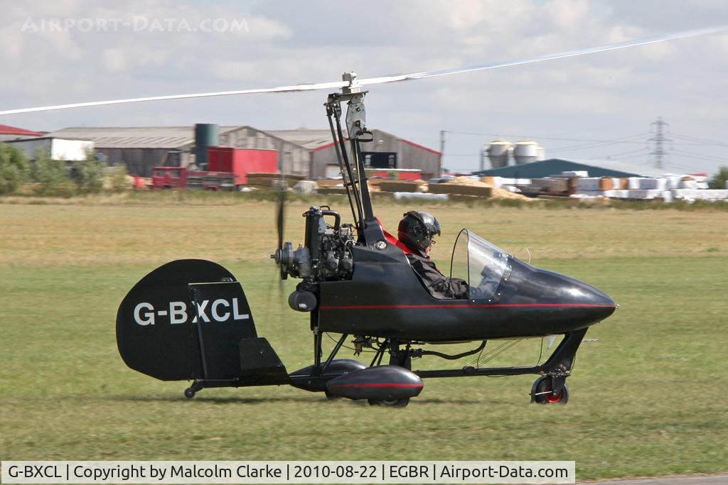G-BXCL, 1997 Montgomerie-Bensen B-8MR Gyrocopter C/N PFA G/01-1287, Montgomerie-Bensen B8MR at Breighton Airfield's Summer Madness All Comers Fly-In in August 2010.