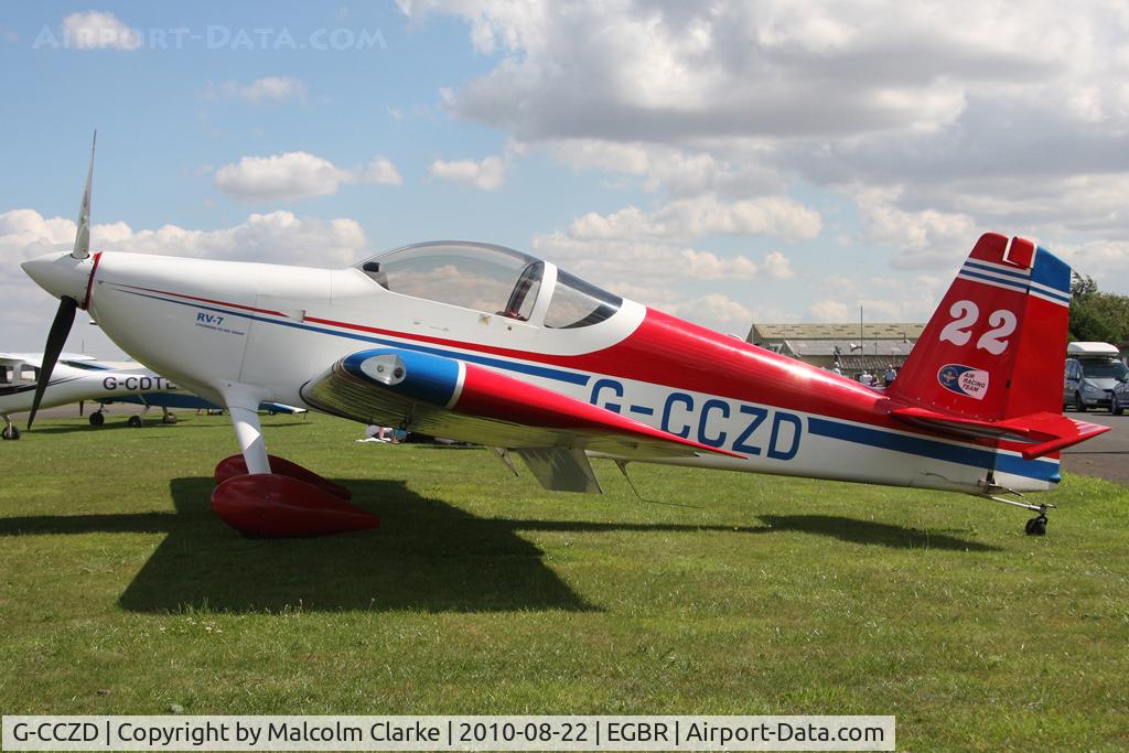 G-CCZD, 2004 Vans RV-7 C/N PFA 323-14087, Vans RV-7 at Breighton Airfield's Summer Madness All Comers Fly-In in August 2010.