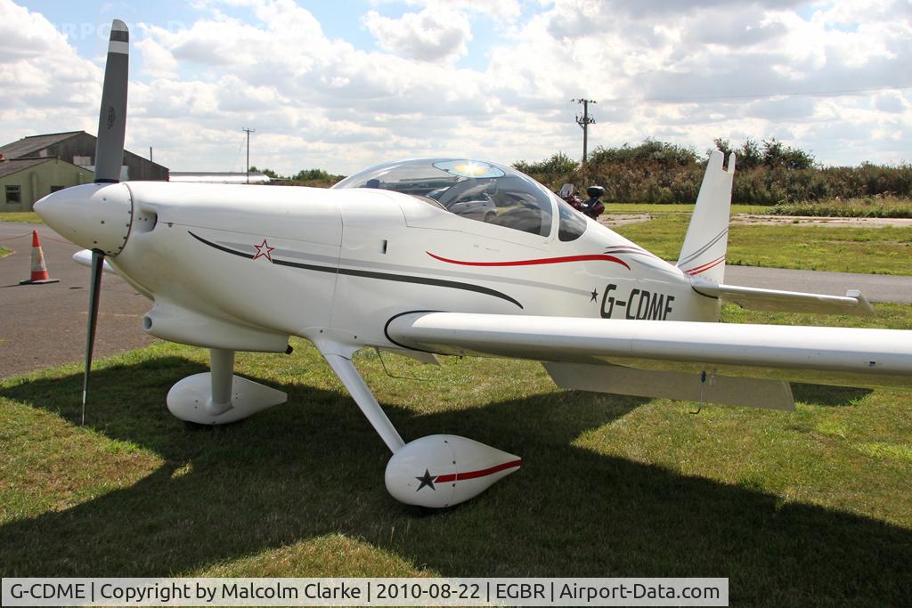 G-CDME, 2006 Vans RV-7 C/N PFA 323-14151, Vans RV-7 at Breighton Airfield's Summer Madness All Comers Fly-In in August 2010.