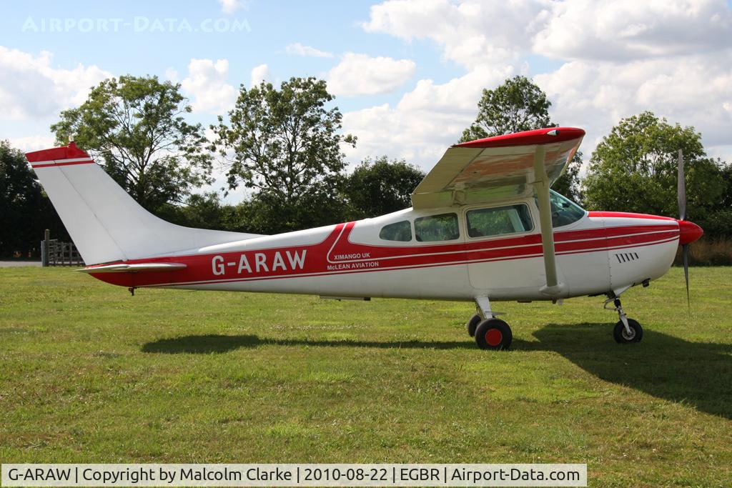 G-ARAW, 1960 Cessna 182C Skylane C/N 52843, Cessna 182C at Breighton Airfield's Summer Madness All Comers Fly-In in August 2010.