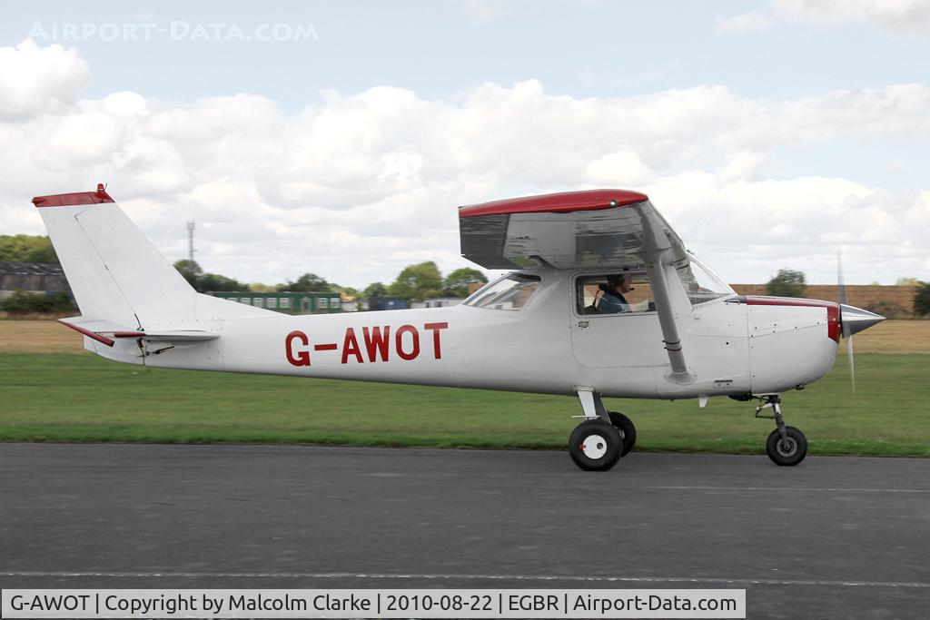 G-AWOT, 1968 Reims Cessna F150H C/N 0389, Reims F150H at Breighton Airfield's Summer Madness All Comers Fly-In in August 2010.