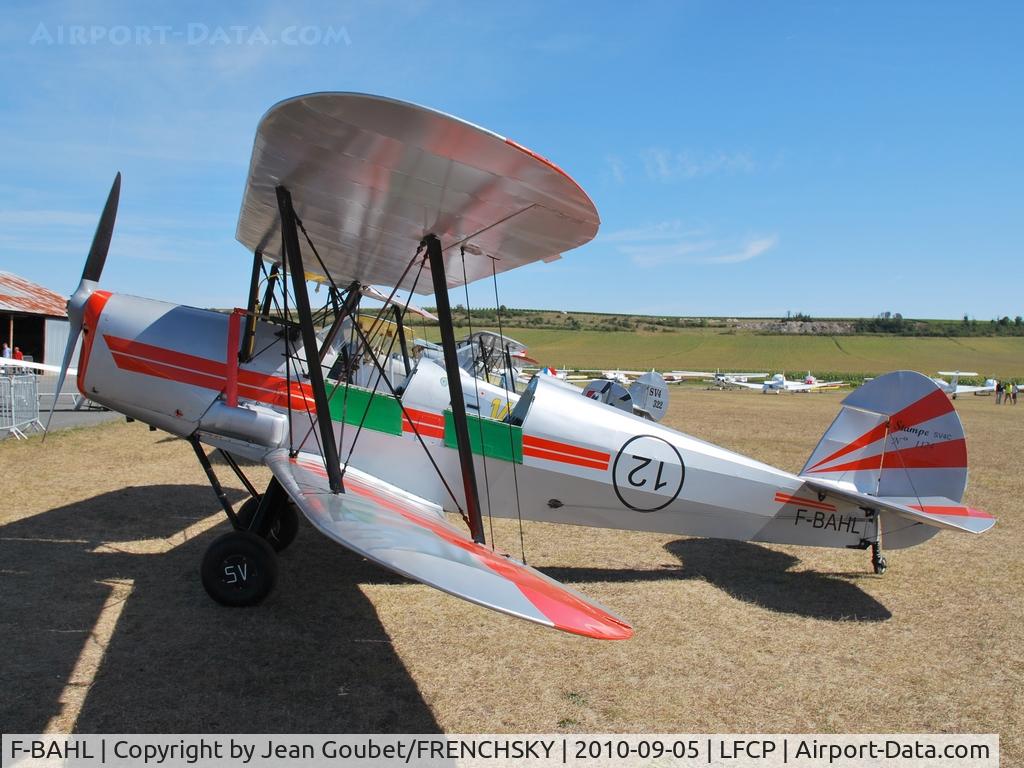 F-BAHL, Stampe-Vertongen SV-4C C/N 1124, au parking