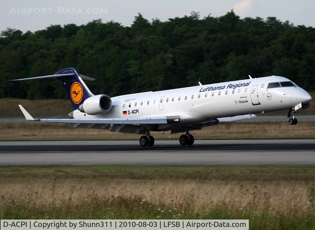 D-ACPI, 2002 Canadair CRJ-701ER (CL-600-2C10) Regional Jet C/N 10046, Landing rwy 16