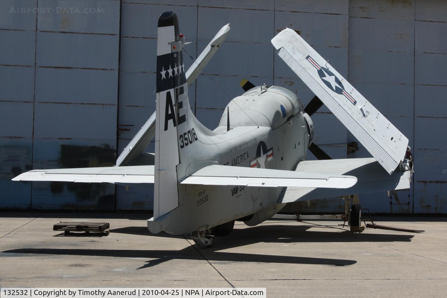 132532, Douglas A-1G Skyraider C/N 8927, Douglas EF-1F Skyraider, BuNu 132532, converted from  AD-5N