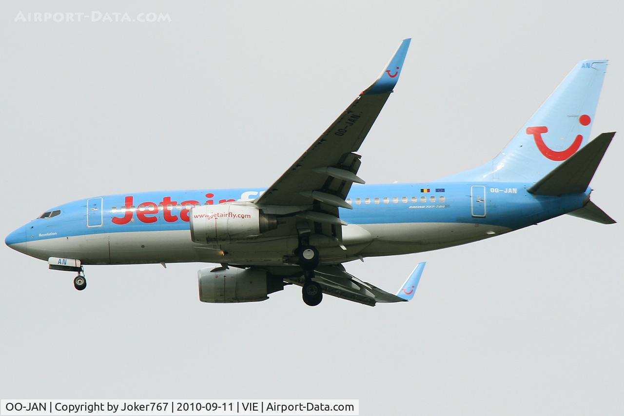 OO-JAN, 1999 Boeing 737-76N C/N 28609, Jetairfly