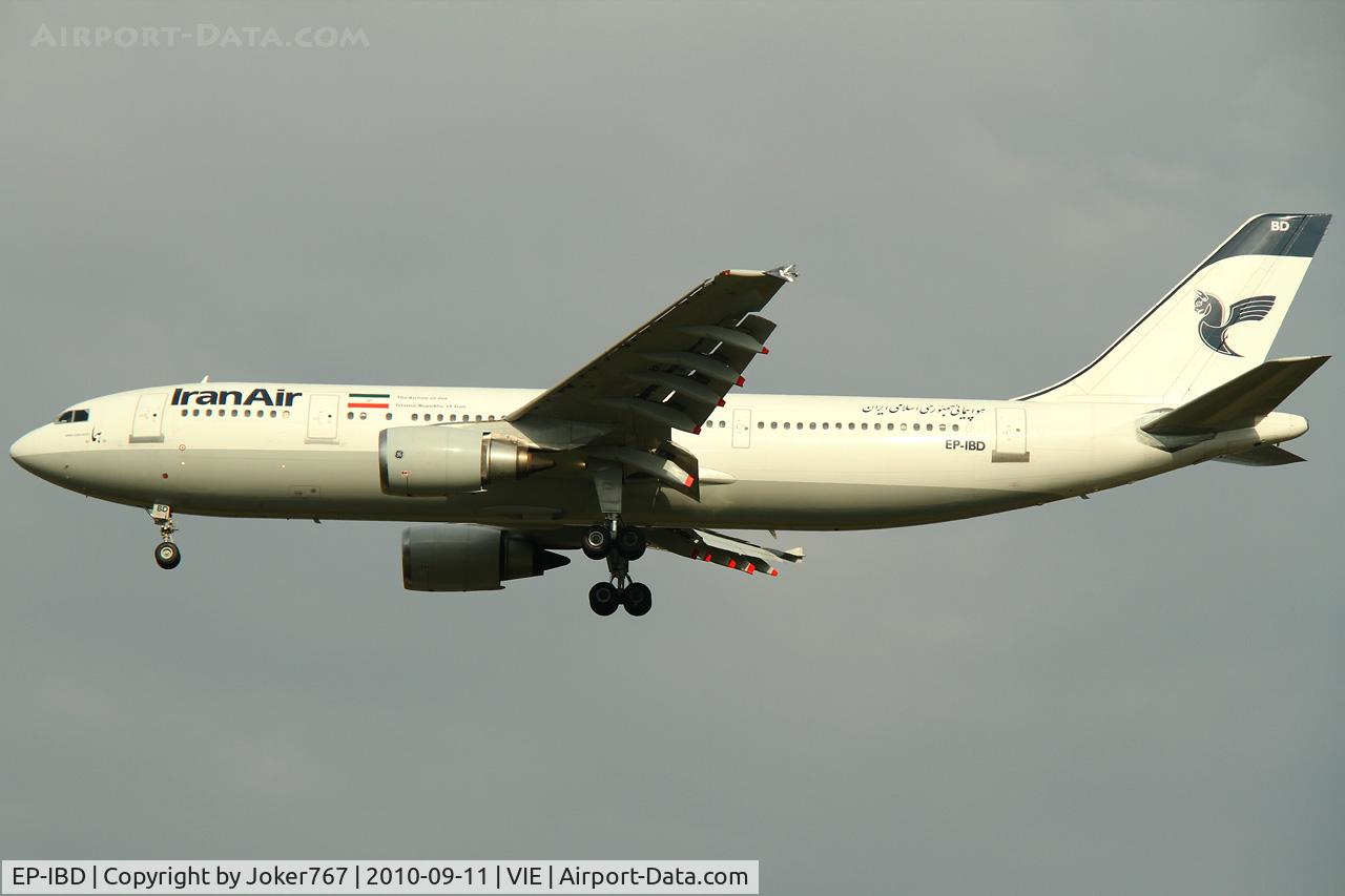 EP-IBD, 1993 Airbus A300B4-605R C/N 696, Iran Air