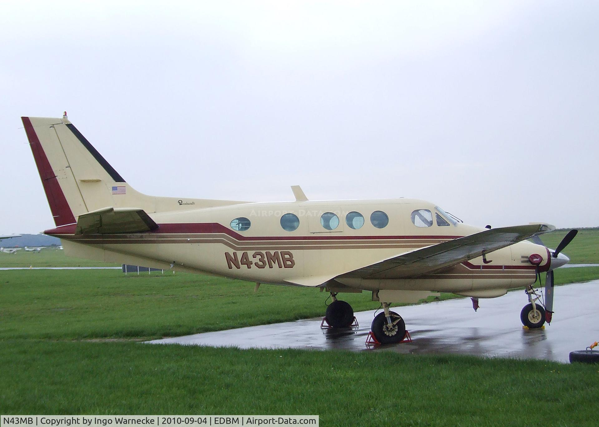 N43MB, 1969 Beech B90 C/N LJ-463, Beechcraft B90 King Air at Magdeburg airfield