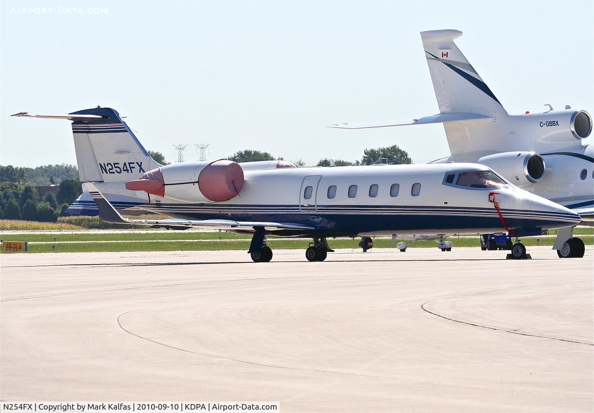 N254FX, 2002 Learjet 60 C/N 60-247, BOMBARDIER AEROSPACE CORP. Learjet Inc 60, N254FX on the ramp KDPA.