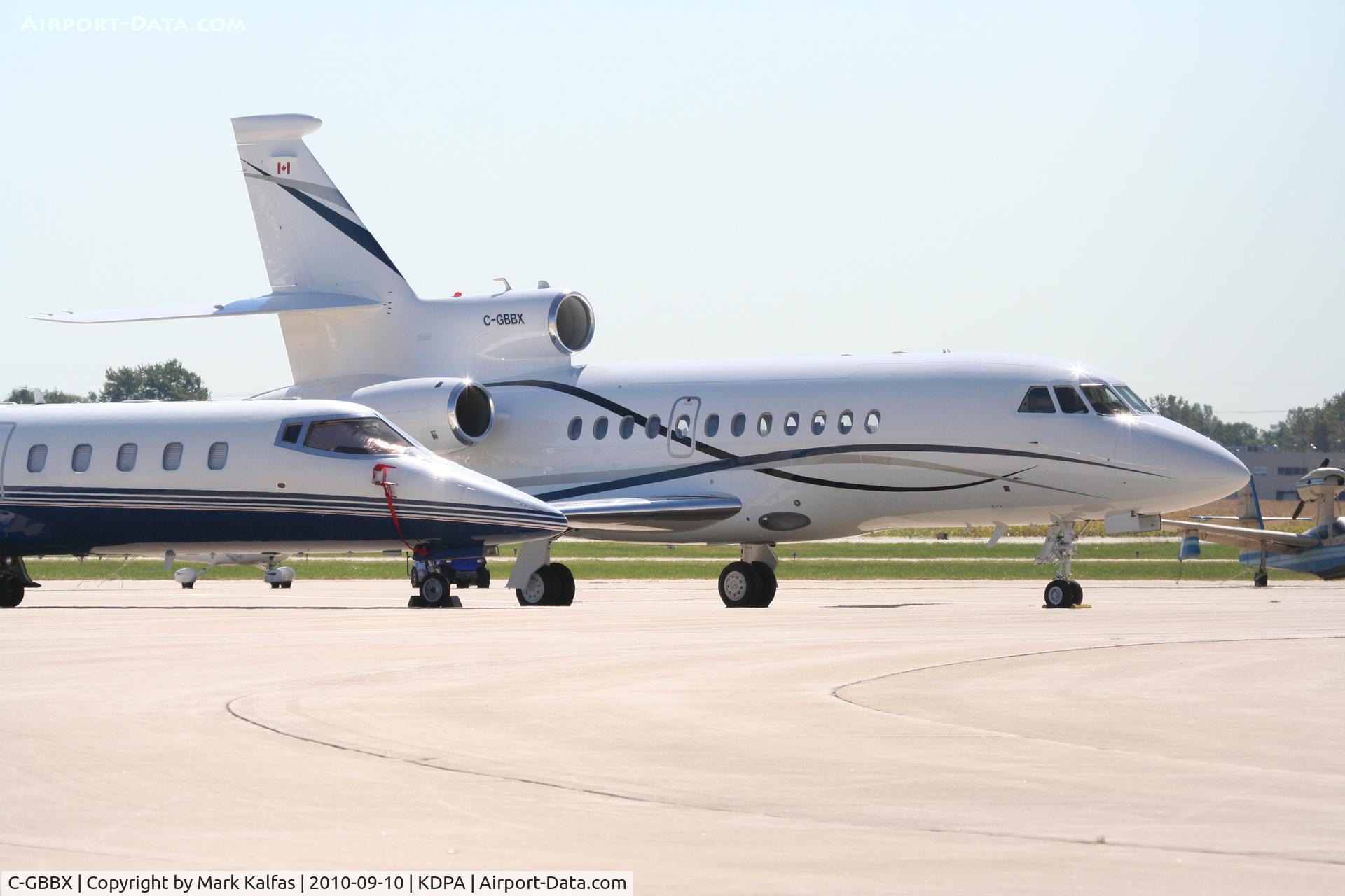 C-GBBX, 2000 Dassault Falcon 900EX C/N 64, Dassault Falcon 900, C-GBBX on the ramp KDPA.