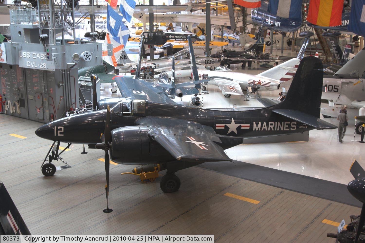 80373, Grumman F7F-3 Tigercat C/N C.115, Grumman F7F-3 Tigercat, HDR image