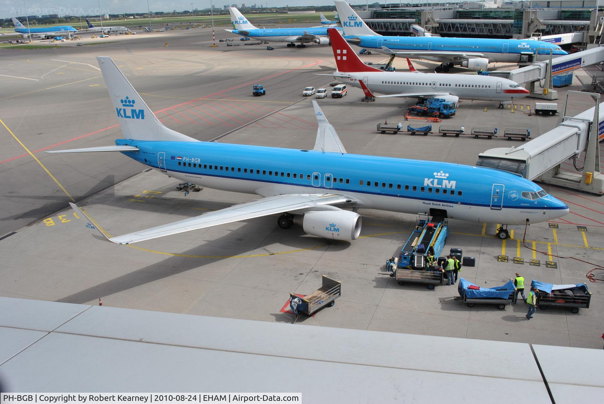 PH-BGB, 2008 Boeing 737-8K2 C/N 37594, KLM stocking up