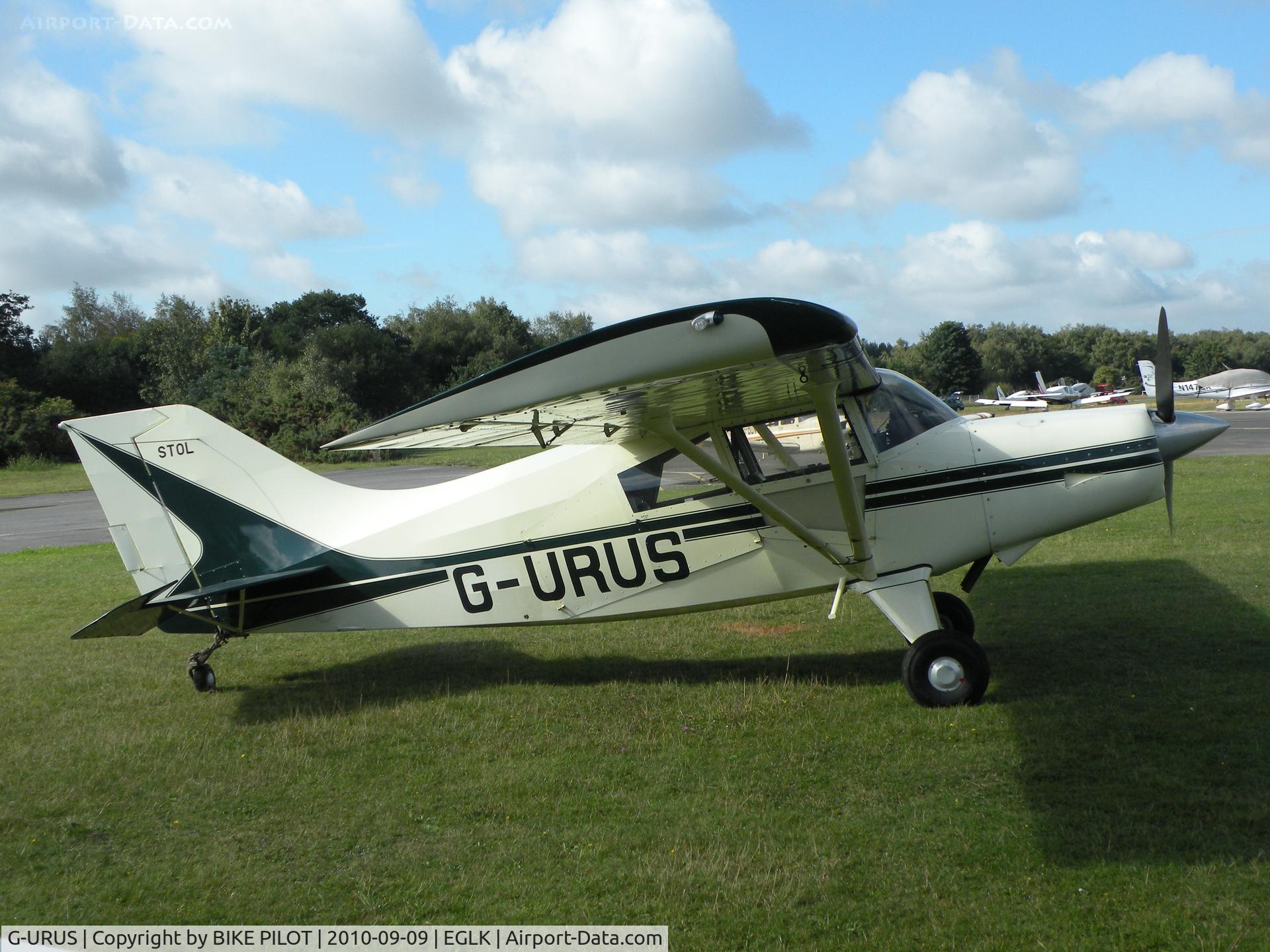 G-URUS, 1998 Maule MX-7-180B Star Rocket C/N 22014C, Uniform Sierra parked next to the Redair offices.