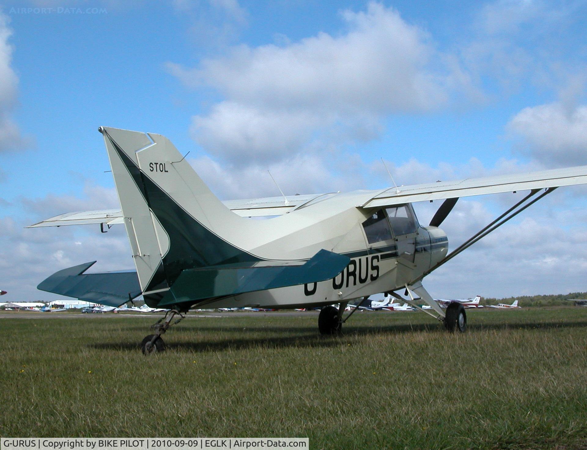 G-URUS, 1998 Maule MX-7-180B Star Rocket C/N 22014C, Uniform Sierra parked next to the Redair offices.