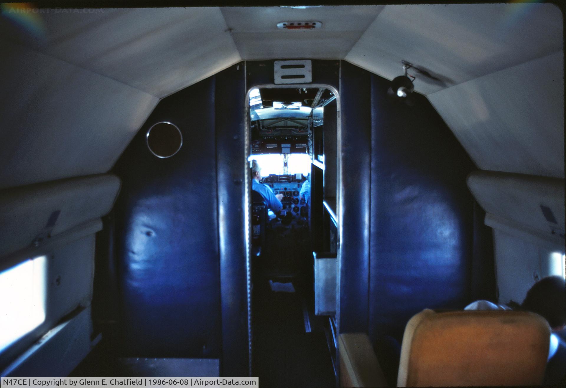 N47CE, 1944 Douglas DC3C-S1C3G (C-47A) C/N 13456, Looking forward