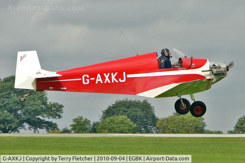 G-AXKJ, 1970 Jodel D-9 Bebe C/N PFA 941, 1970 Southdown Aero Services Ltd JODEL D9, c/n: PFA 941 at 2010 LAA National Rally