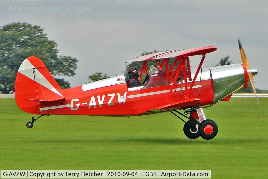 G-AVZW, 1973 EAA Biplane Model P-1 C/N PFA 1314, 1973 Maidment Rg EAA BIPLANE MODEL B, c/n: PFA 1314 at 2010 LAA National Rally