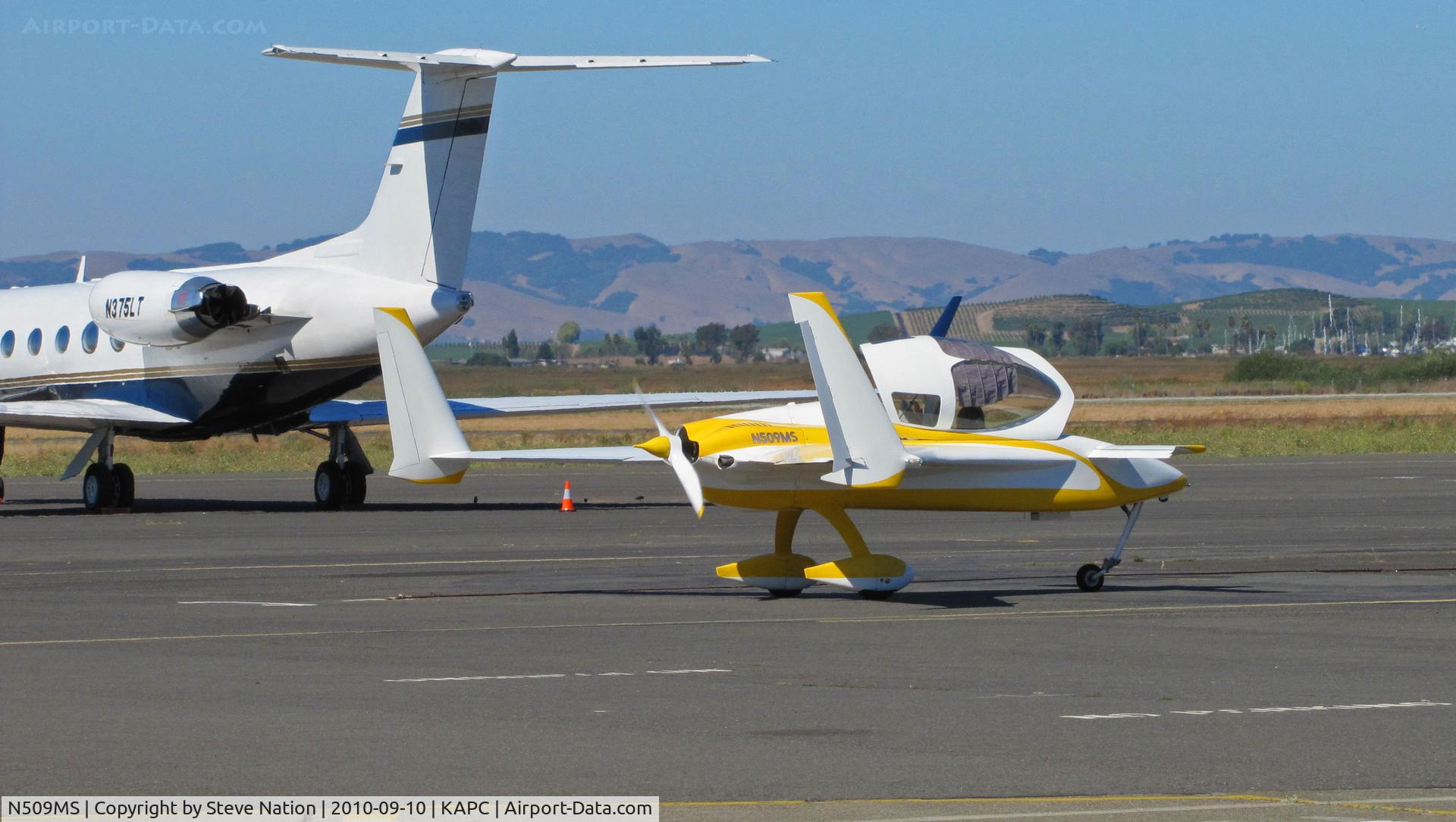 N509MS, 1989 Co-Z Cozy C/N 509, COZY home built from Southern California on transient ramp at Napa, CA