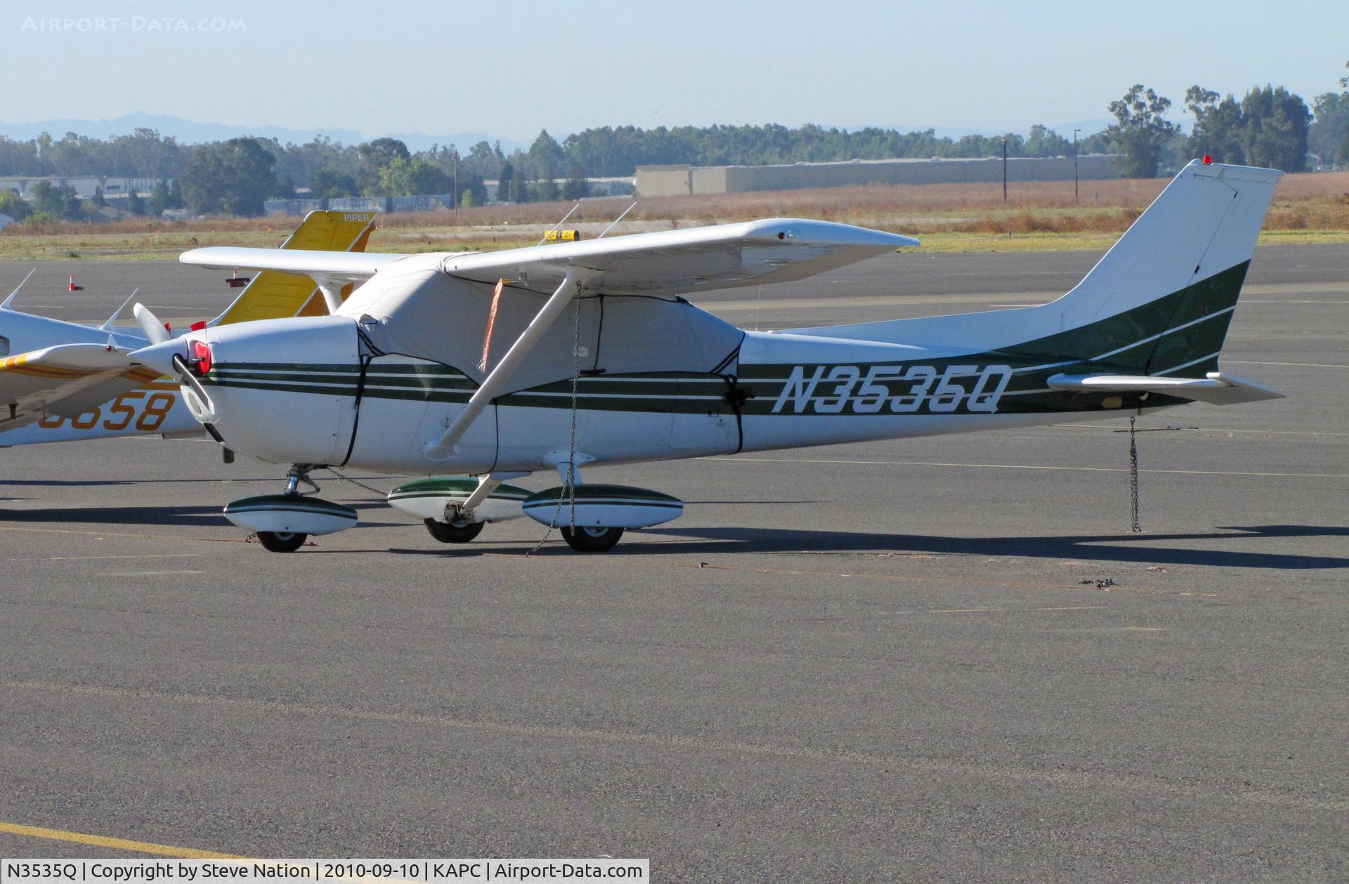 N3535Q, 1973 Cessna 172M C/N 17261666, Oregon-based 1973  Cessna 172M on transient ramp at Napa, CA