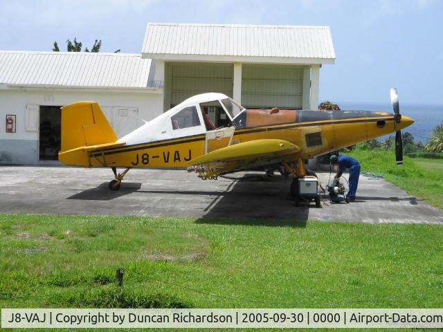 J8-VAJ, 1982 Ayres S2R-T34 Thrush C/N T34-063DC, Utilised in the spraying of bananas on the island of St Vincent