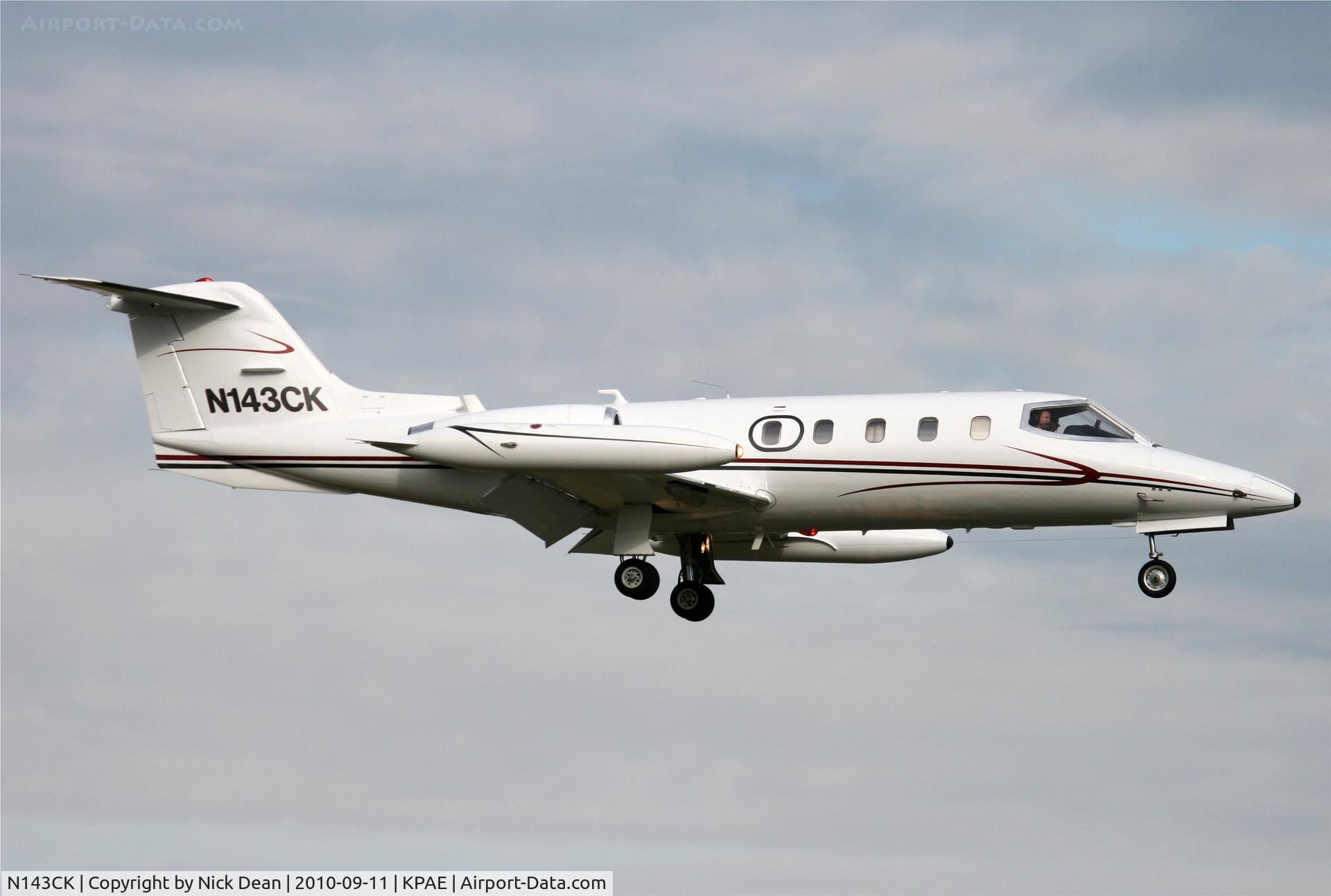 N143CK, 1973 Gates Learjet 25B C/N 143, KPAE