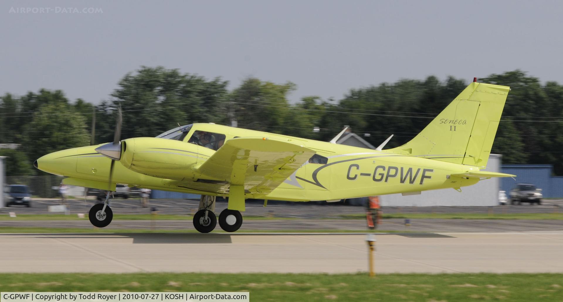 C-GPWF, 1977 Piper PA-34-200T Seneca II C/N 34-7770272, EAA AIRVENTURE 2010