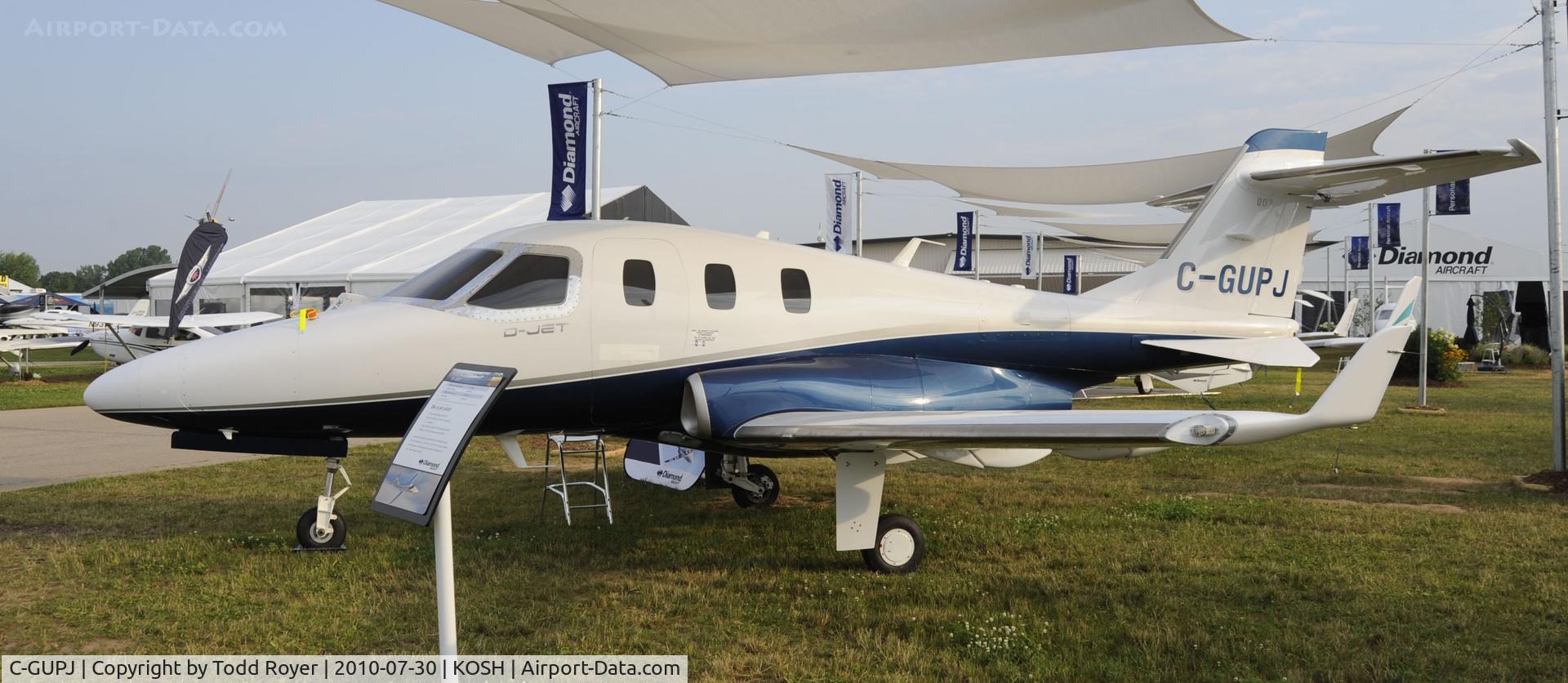 C-GUPJ, 2008 Diamond D-JET C/N DJ1 - 0003, EAA AIRVENTURE 2010