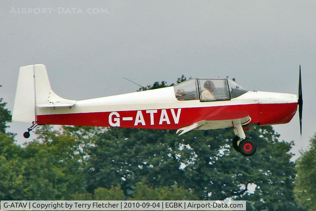 G-ATAV, 1965 Druine D.62C Condor C/N RAE/611, 1965 Rollason Aircraft And Engines Ltd DRUINE D.62C CONDOR, c/n: RAE/611 at 2010 LAA National Rally