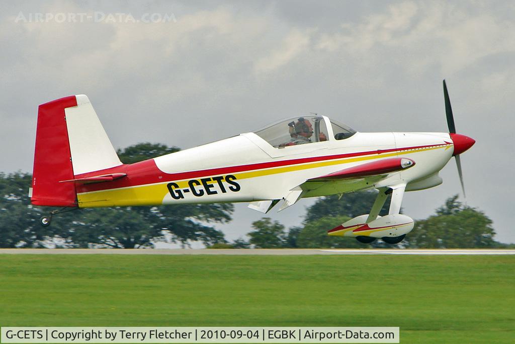 G-CETS, 2003 Vans RV-7 C/N 70529, 2003 Wyatt Mr VANS RV-7, c/n: 70529 at 2010 LAA National Rally