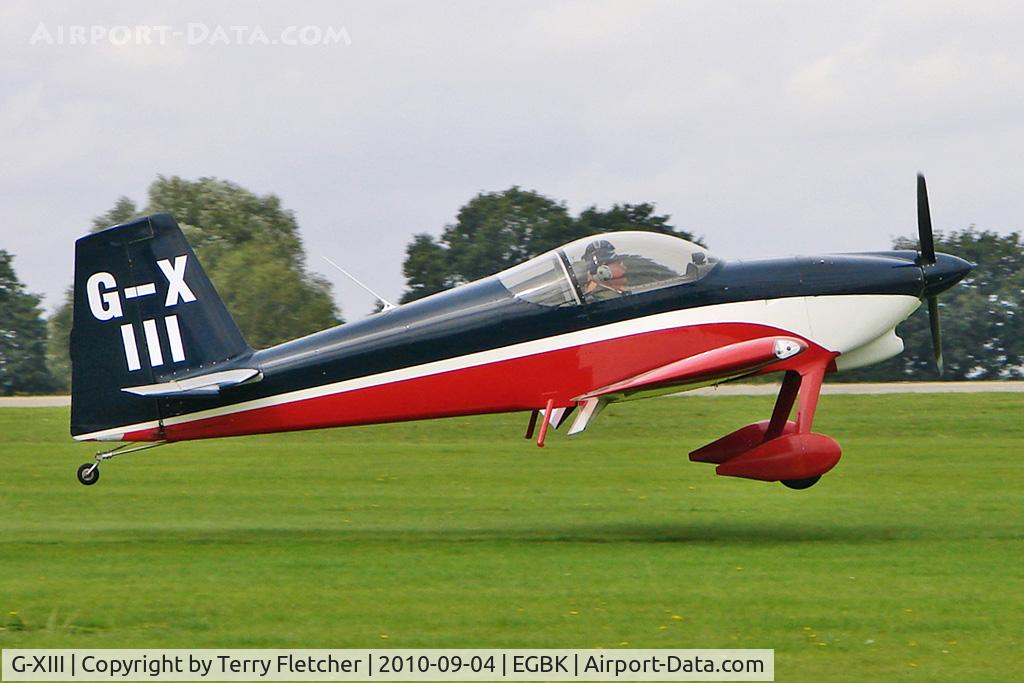 G-XIII, 2005 Vans RV-7 C/N PFA 323-14165, 2005 Wright G VANS RV-7, c/n: PFA 323-14165 at 2010 LAA National Rally