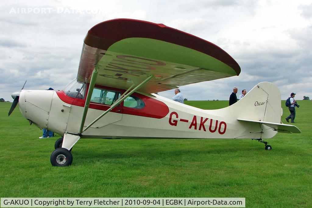 G-AKUO, 1946 Aeronca 11AC Chief C/N 11AC-1376, 1946 Aeronca Aircraft Corporation AERONCA 11AC, c/n: 11AC-1376 at 2010 National Rally