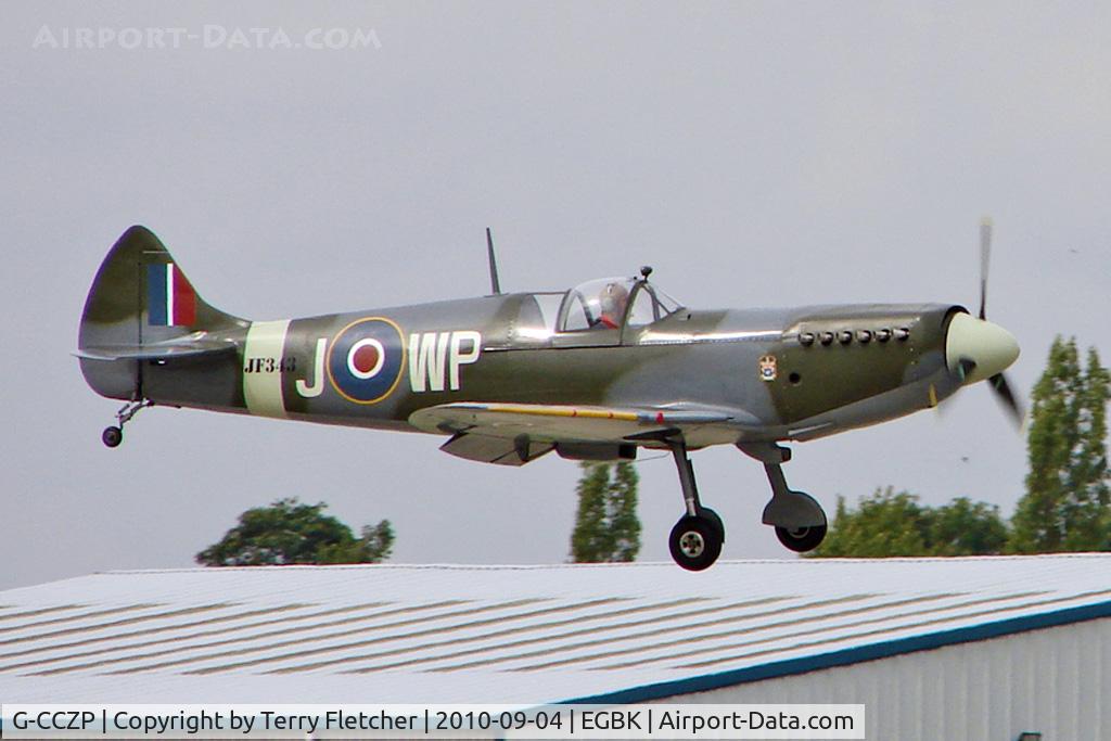 G-CCZP, 2005 Supermarine Aircraft Spitfire Mk.26 C/N PFA 324-14062, 2005 Pearson Jwe And Luck H SPITFIRE MK 26, c/n: PFA 324-14062 wears Serials JF343 at 2010 LAa National Rally