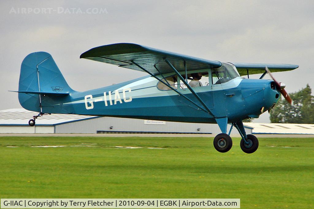 G-IIAC, 1946 Aeronca 11AC Chief C/N 11AC-169, 1946 Aeronca Aircraft Corporation AERONCA 11AC, c/n: 11AC-169 at 2010 LAA National Rally