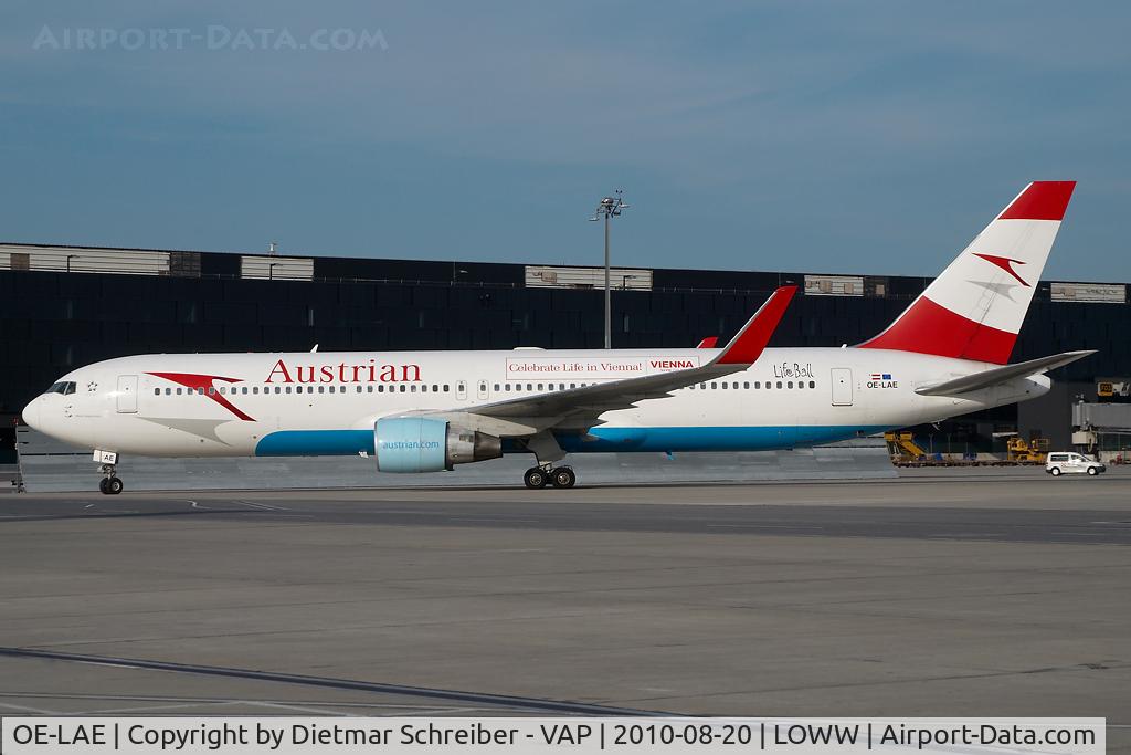 OE-LAE, 2000 Boeing 767-3Z9/ER C/N 30383, Austrian Airlines Boeing 767-300
