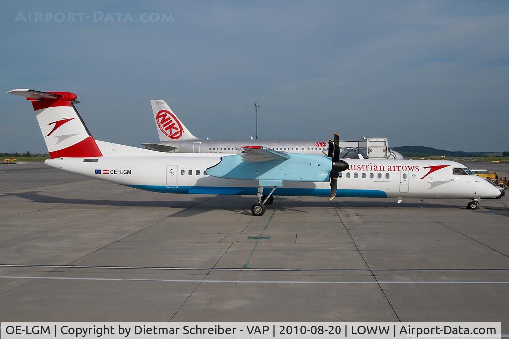 OE-LGM, 2010 De Havilland Canada DHC-8-402Q Dash 8 C/N 4319, Austrian Arrows Dash 8-400