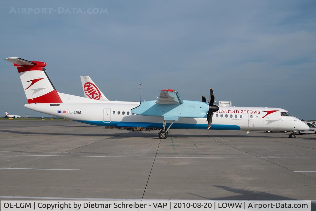 OE-LGM, 2010 De Havilland Canada DHC-8-402Q Dash 8 C/N 4319, Austrian Arrows Dash 8-400