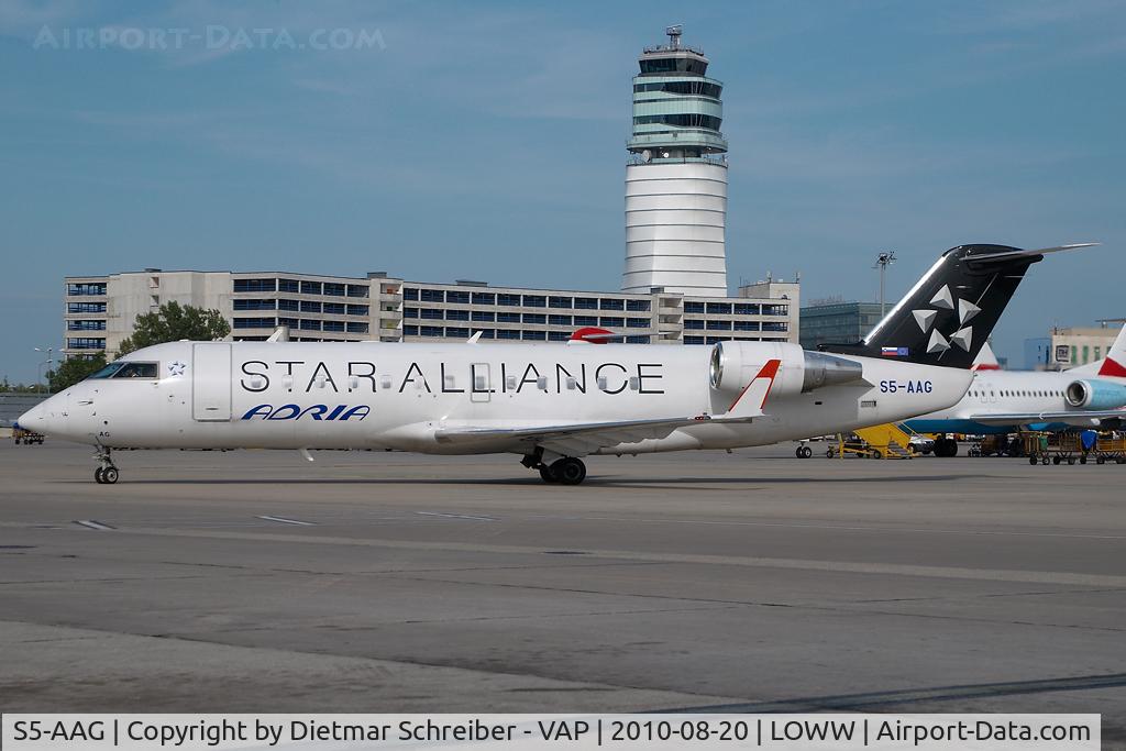 S5-AAG, 2000 Canadair CRJ-200LR (CL-600-2B19) C/N 7384, Adria Airways Regionaljet