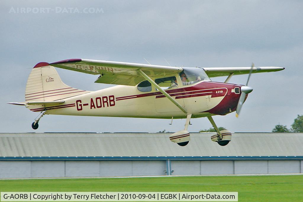 G-AORB, 1952 Cessna 170B C/N 20767, 1955 Cessna CESSNA 170B, c/n: 20767 at 2010 LAA National Rally