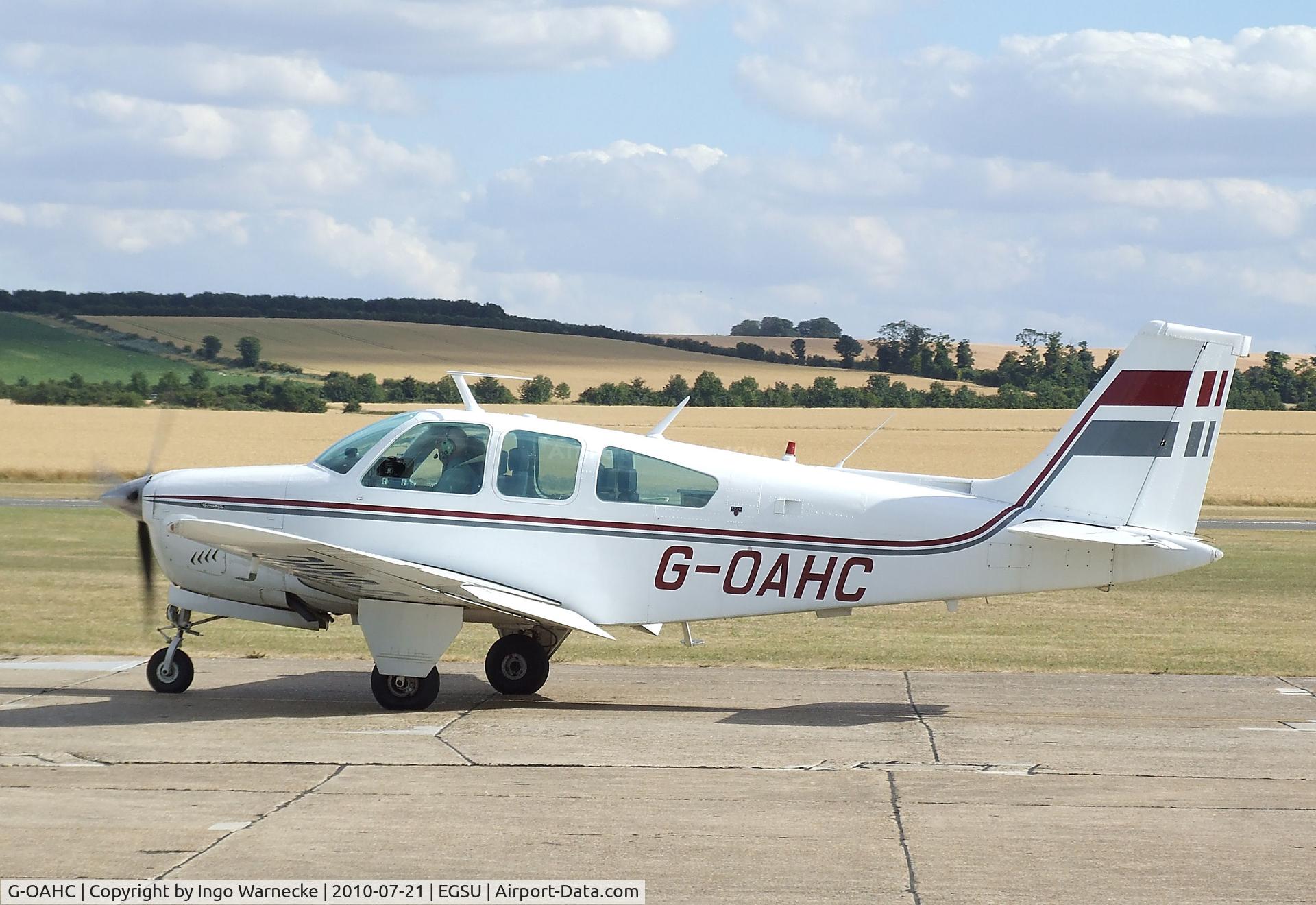 G-OAHC, 1978 Beech F33C Bonanza C/N CJ-133, Beechcraft F33C Bonanza at Duxford airfield