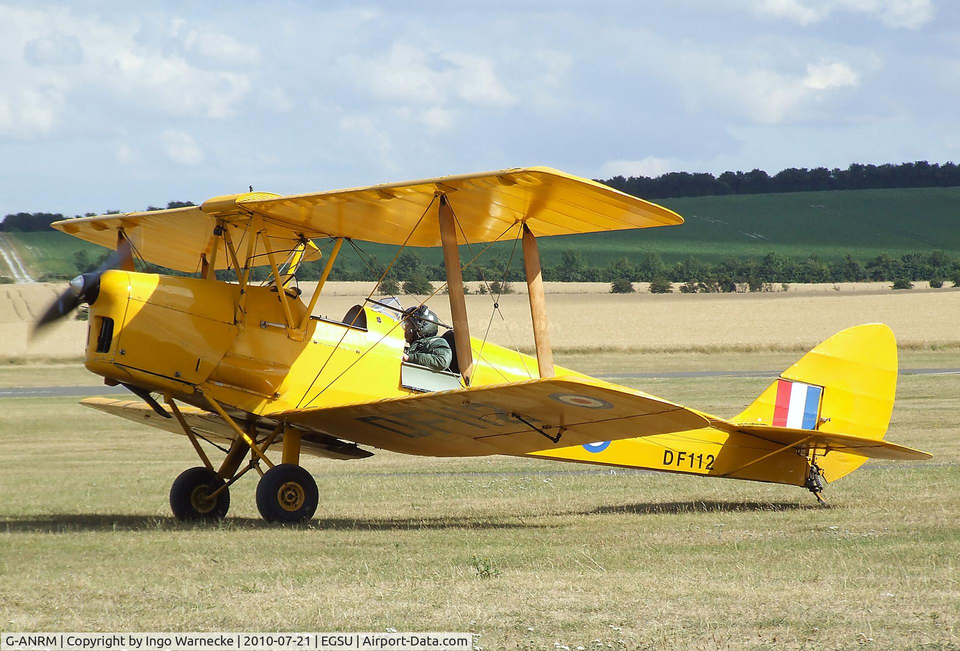 G-ANRM, 1942 De Havilland DH-82A Tiger Moth II C/N 85861, De Havilland (Morris) D.H.82A Tiger Moth at Duxford airfield