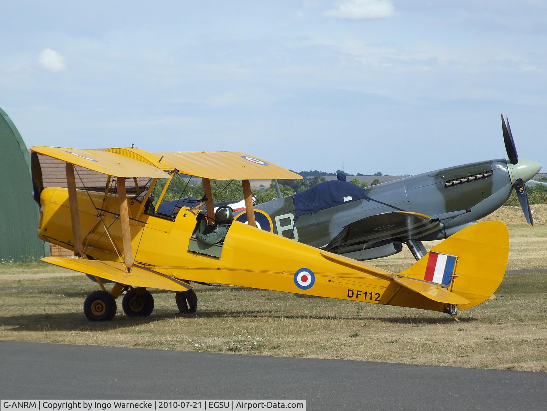 G-ANRM, 1942 De Havilland DH-82A Tiger Moth II C/N 85861, De Havilland (Morris) D.H.82A Tiger Moth at Duxford airfield