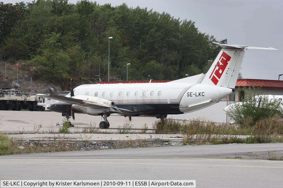 SE-LKC, 1987 Embraer EMB-120ER Brasilia C/N 120046, Former International Business Air. Non Airworthy.