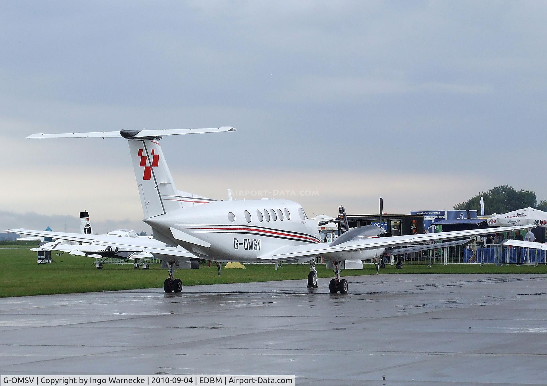 G-OMSV, 2009 Hawker Beechcraft B200GT King Air King Air C/N BY-96, Beechcraft King Air 200GT at the 2010 Air Magdeburg