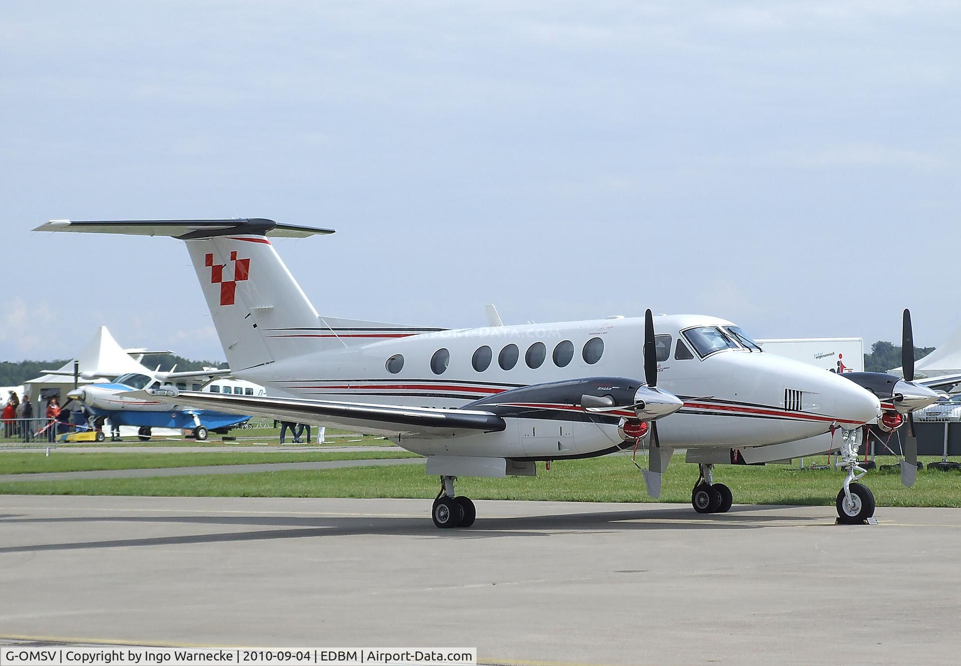 G-OMSV, 2009 Hawker Beechcraft B200GT King Air King Air C/N BY-96, Beechcraft King Air 200GT at the 2010 Air Magdeburg