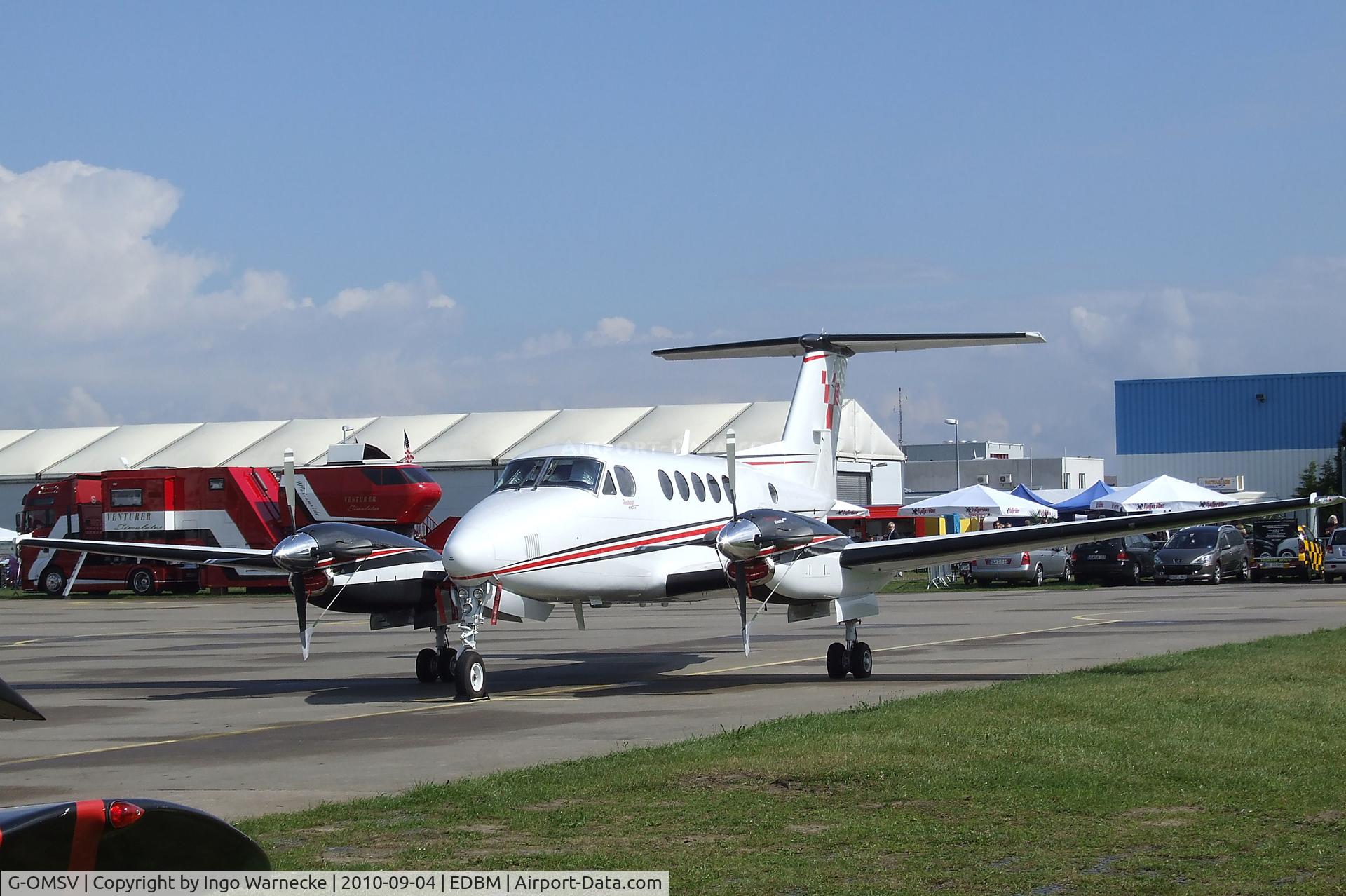 G-OMSV, 2009 Hawker Beechcraft B200GT King Air King Air C/N BY-96, Beechcraft King Air 200GT at the 2010 Air Magdeburg