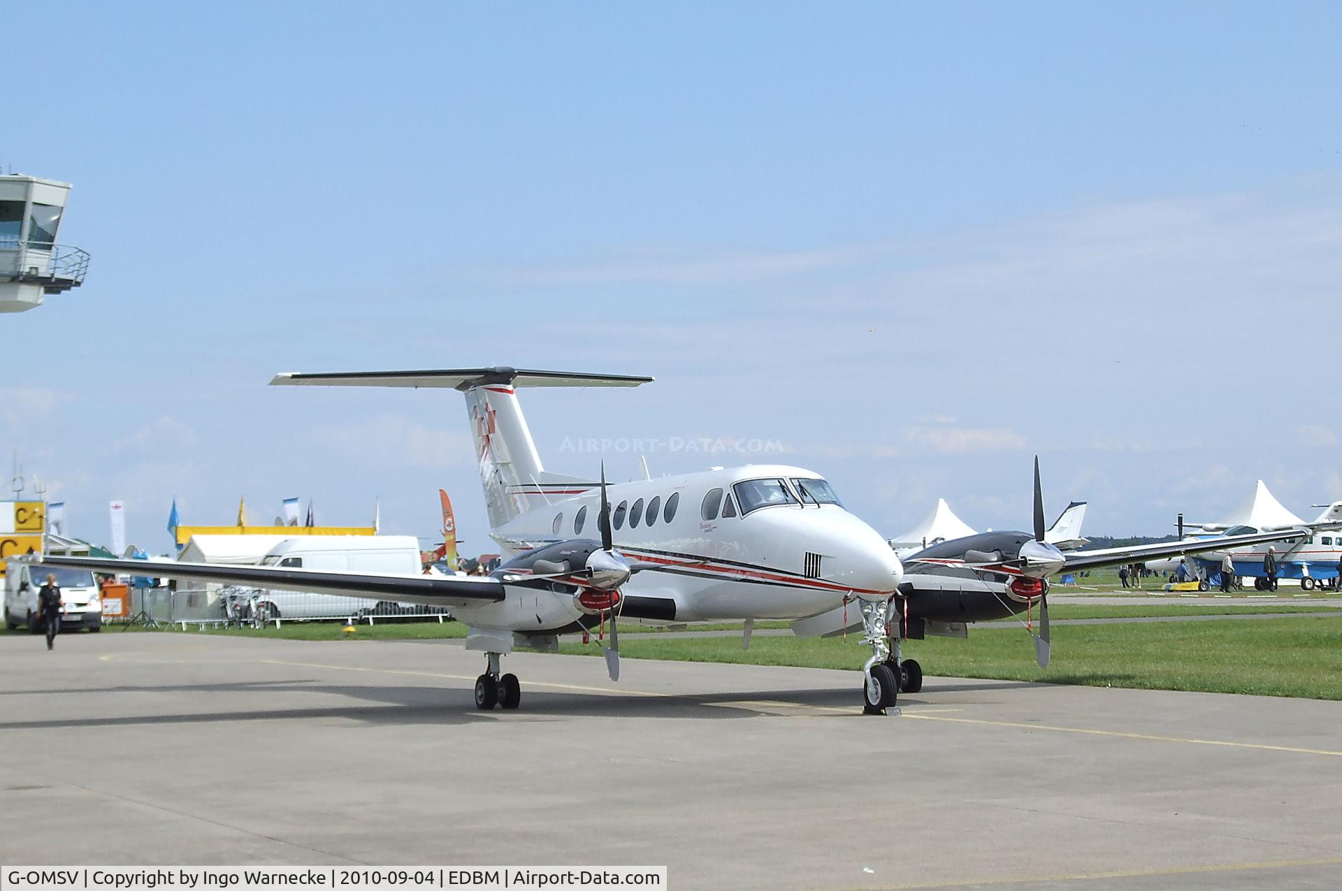 G-OMSV, 2009 Hawker Beechcraft B200GT King Air King Air C/N BY-96, Beechcraft King Air 200GT at the 2010 Air Magdeburg